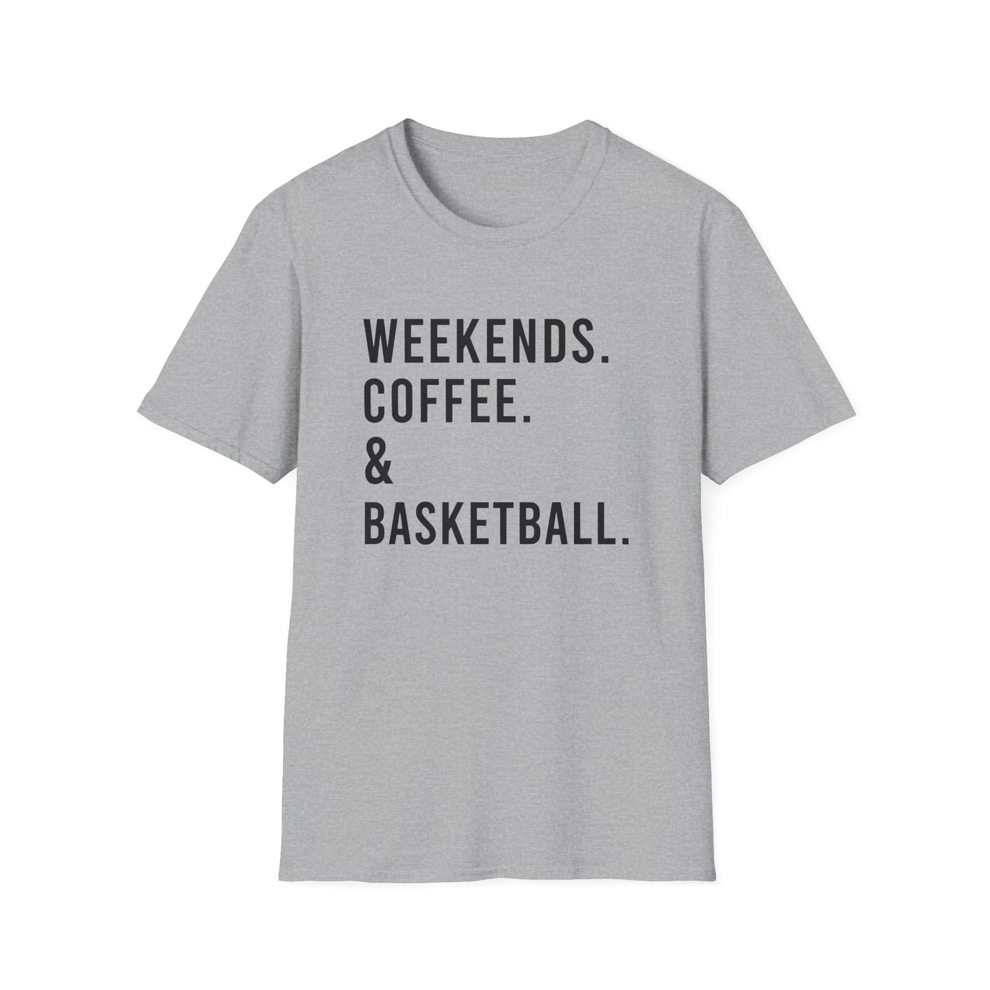 Weekends Coffee & Basketball Tee