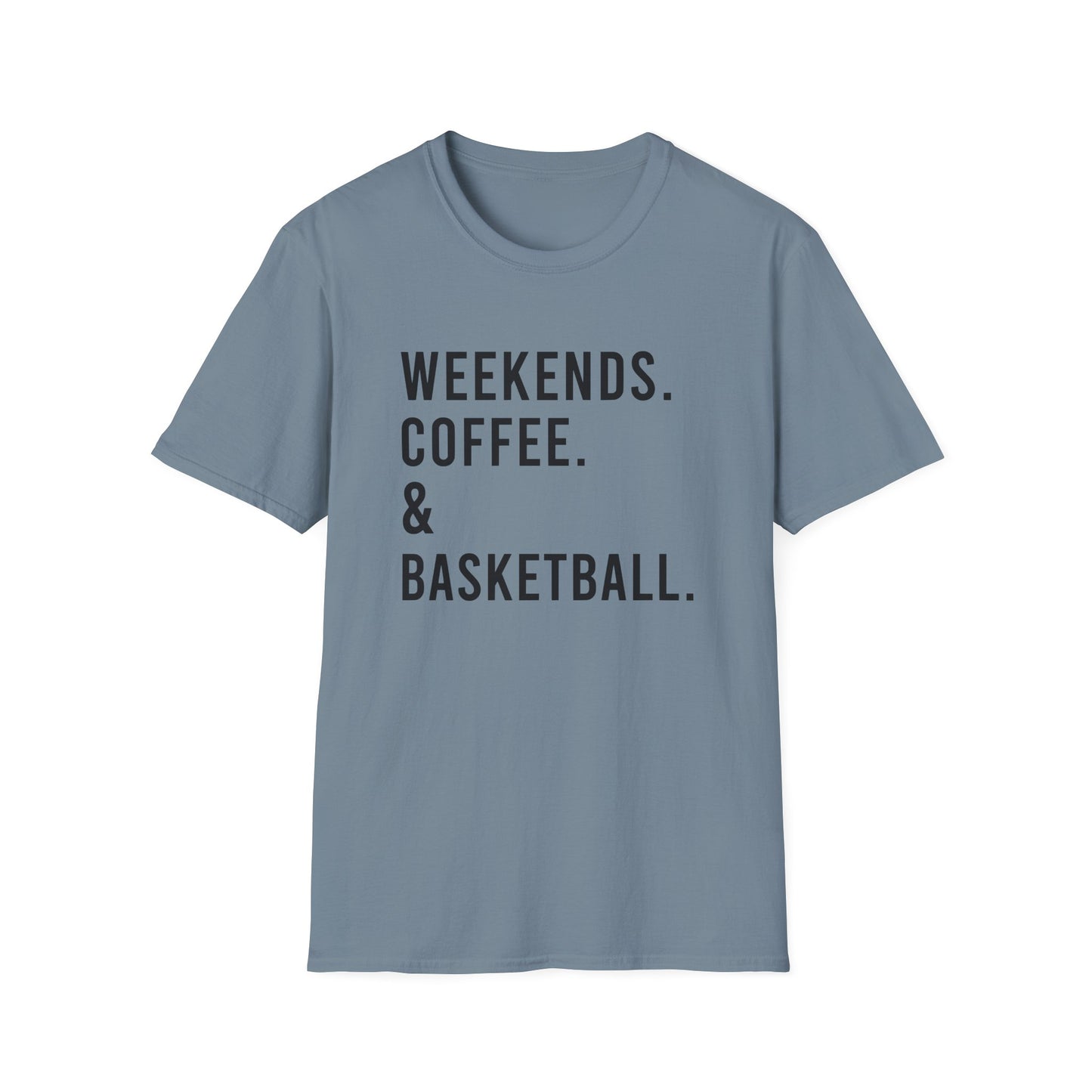 Weekends Coffee & Basketball Tee