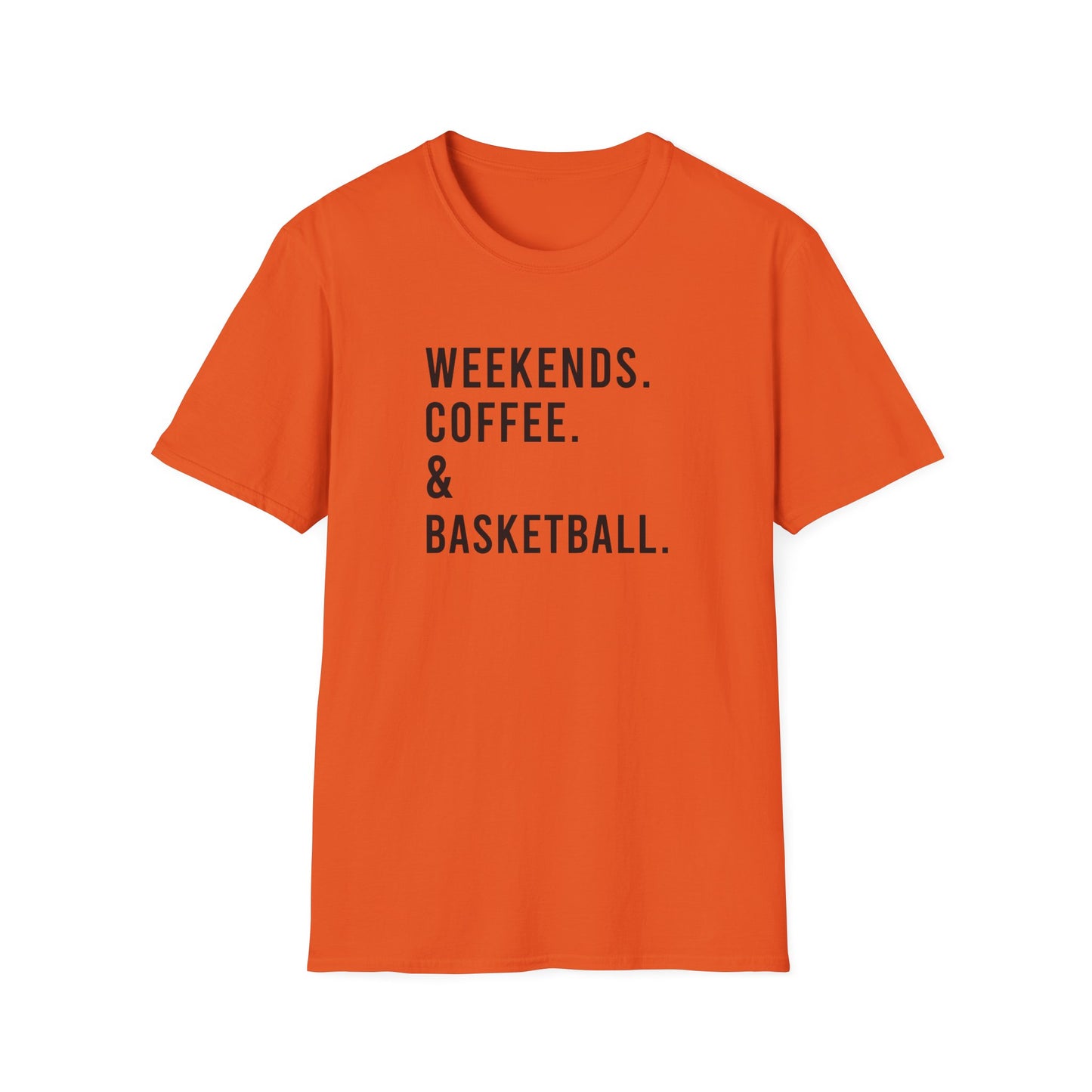 Weekends Coffee & Basketball Tee