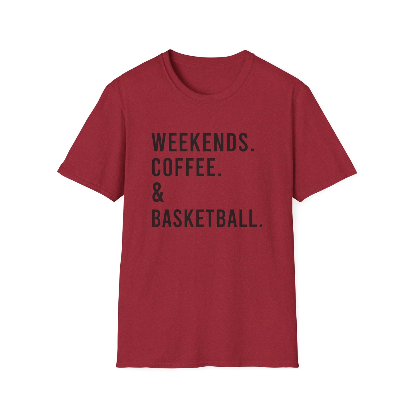 Weekends Coffee & Basketball Tee