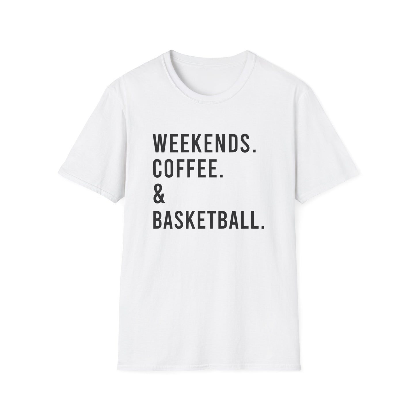 Weekends Coffee & Basketball Tee