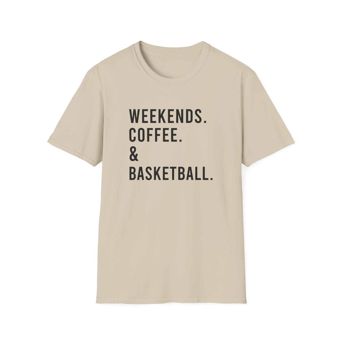 Weekends Coffee & Basketball Tee