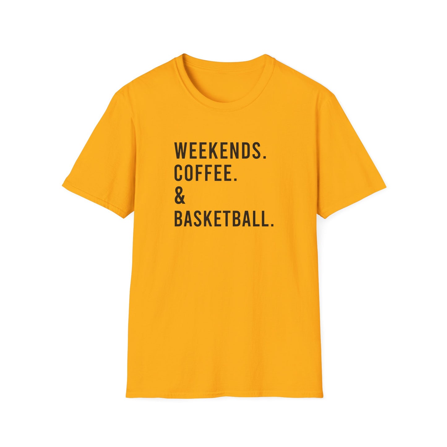 Weekends Coffee & Basketball Tee